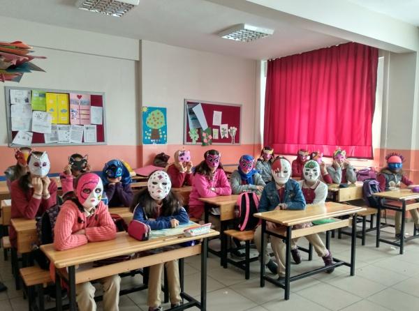 6-B Sınıfının Maske Çalışması